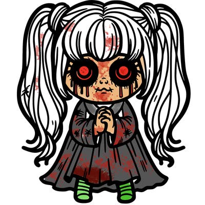 scary girl