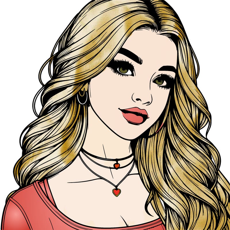 detailed realistic girl