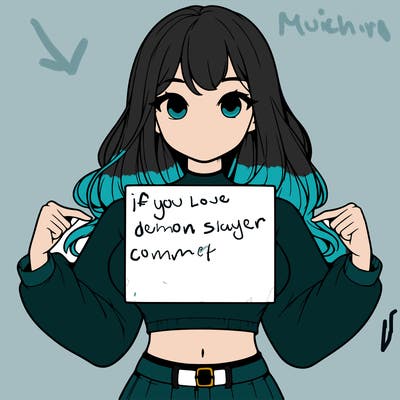 girl holding a blank sign in a long sleeve crop top