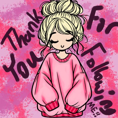 girl with baggy sweatshirt and messy bun