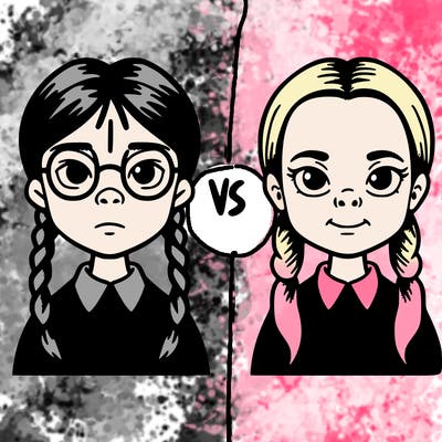 wednesday adams vs enid