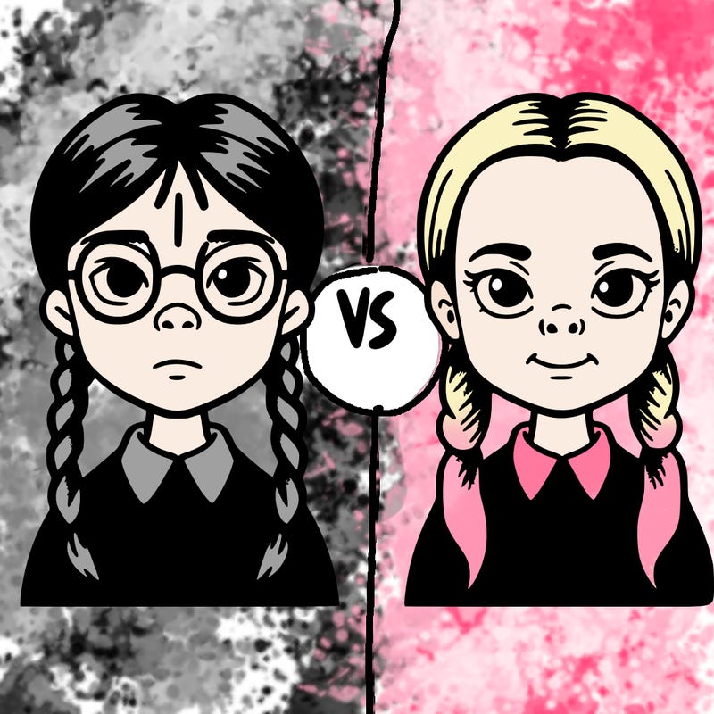 wednesday adams vs enid