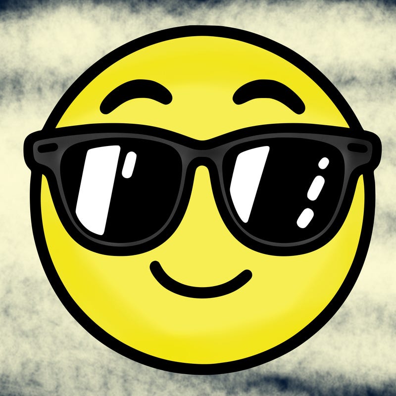 emoji with sunglasses