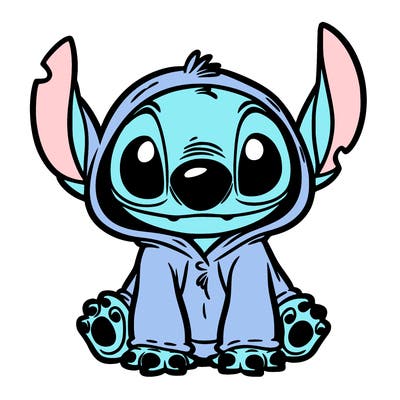 stitch in a dog costume