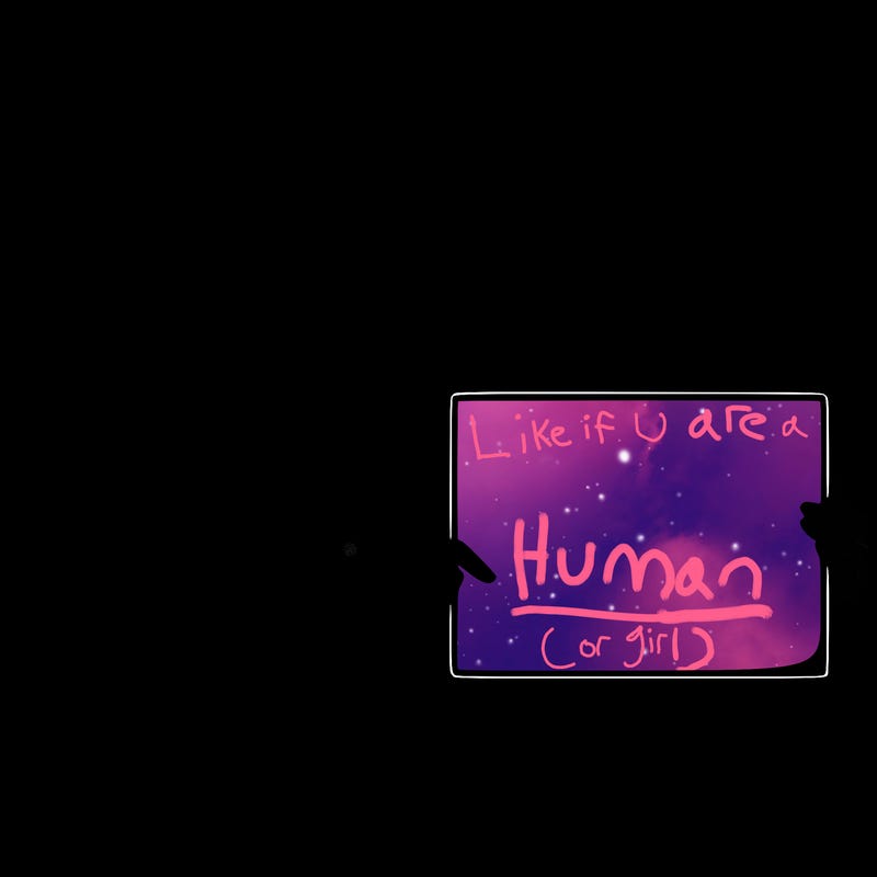 realistic pretty girl holding blank sign