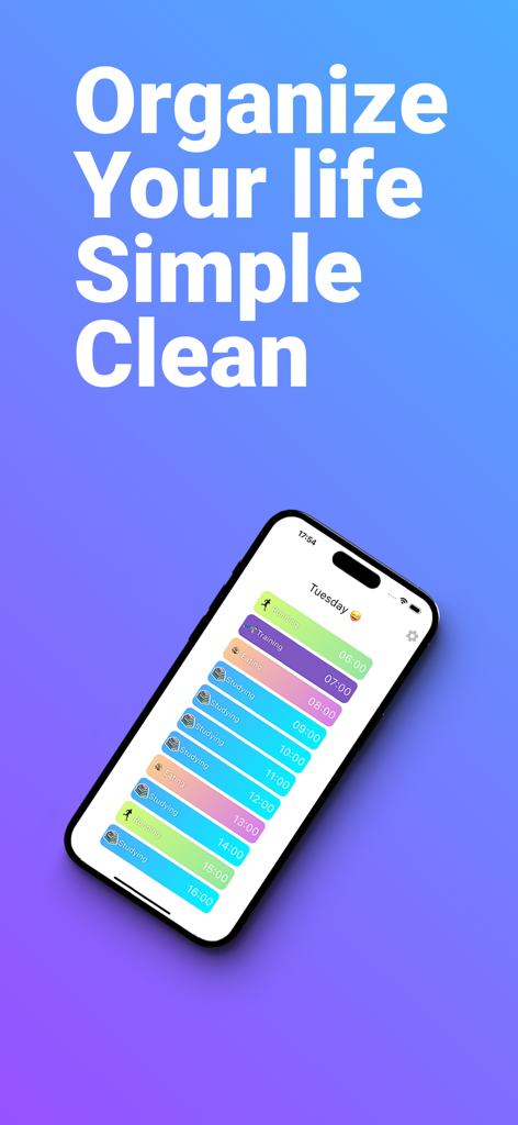 Daily Routine Weekly Organizer - Productivity App | MWM