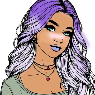 detailed realistic girl