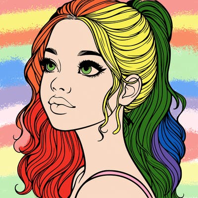 beautiful realistic girl