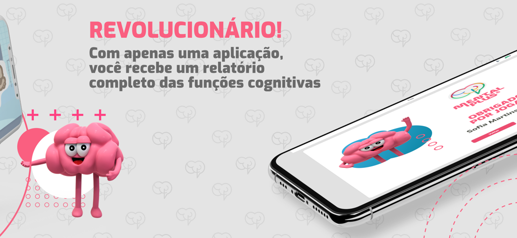 MentalPlus® - Schermata dell'app mobile MentalPlus che mostra un riepilogo del report di valutazione cognitiva.