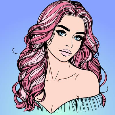 beautiful realistic girl