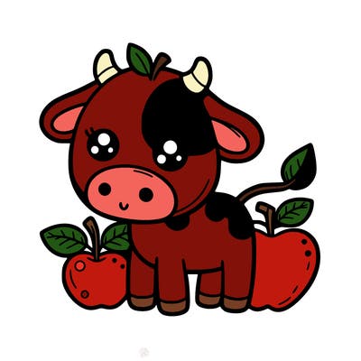 fruit cow