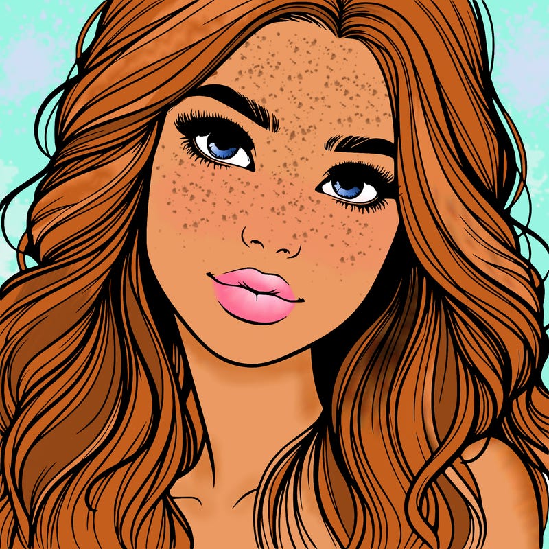 beautiful realistic girl