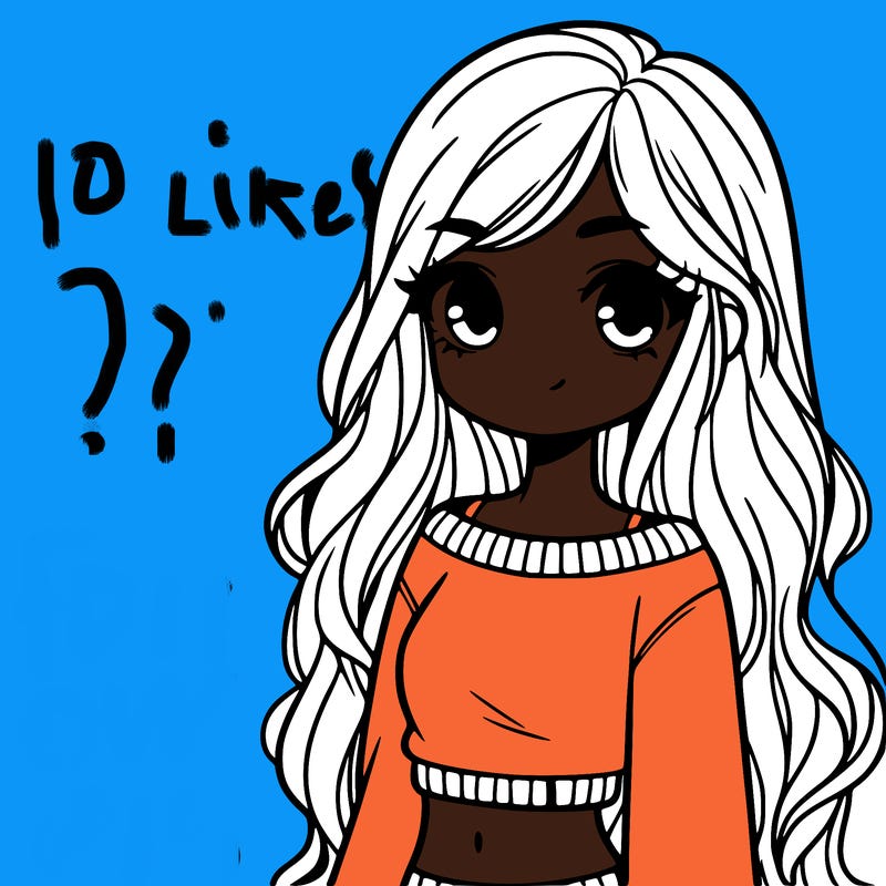 girl with long hair and a crop top with a sweater