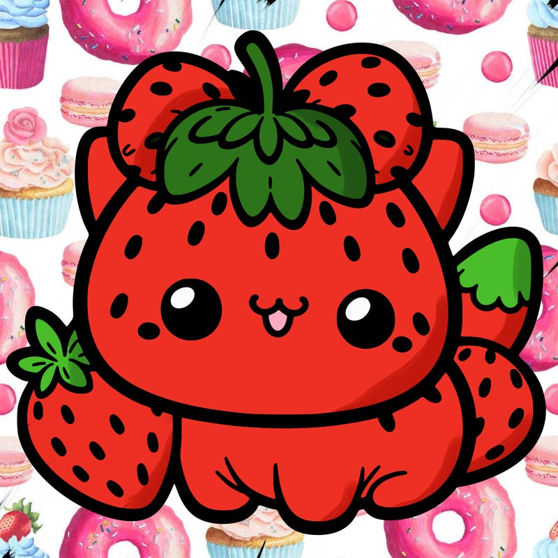 strawberry cat