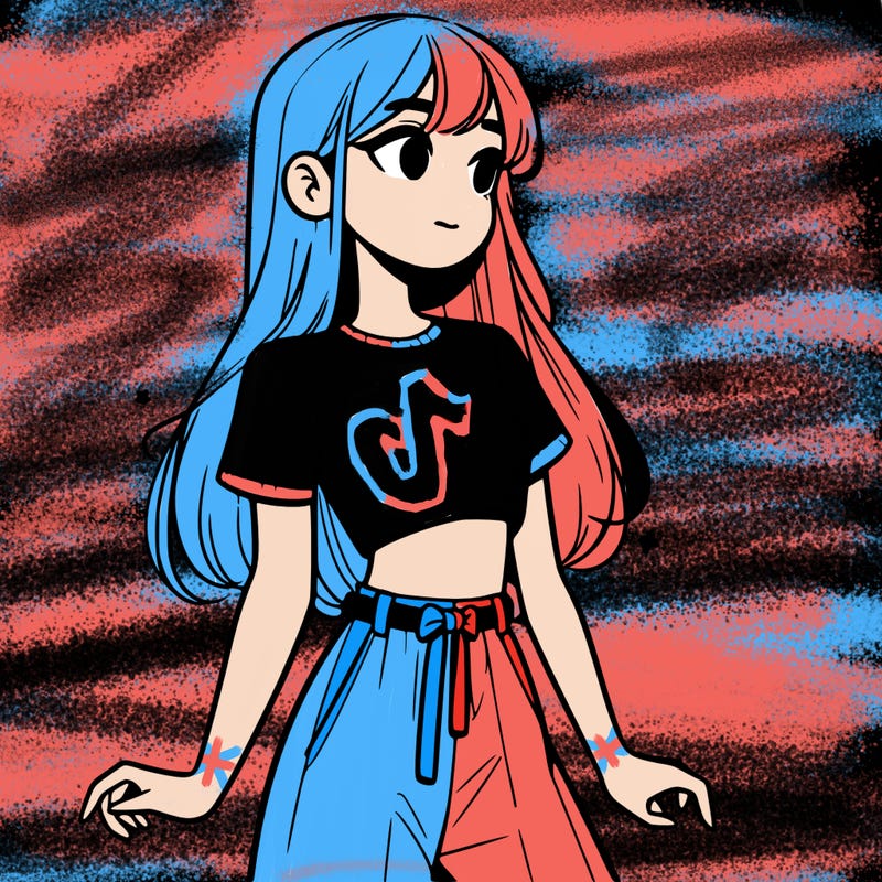 girl in a cute crop top