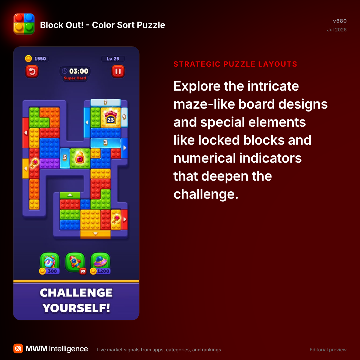 Block Out! - Color Sort Puzzle - Games App | MWM