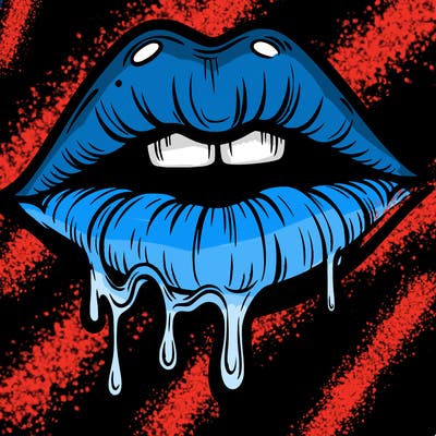 lips that look realistic and drip