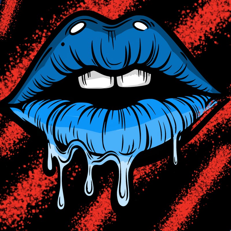 lips that look realistic and drip