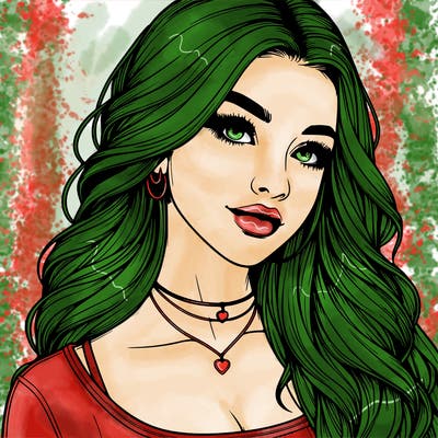 detailed realistic girl