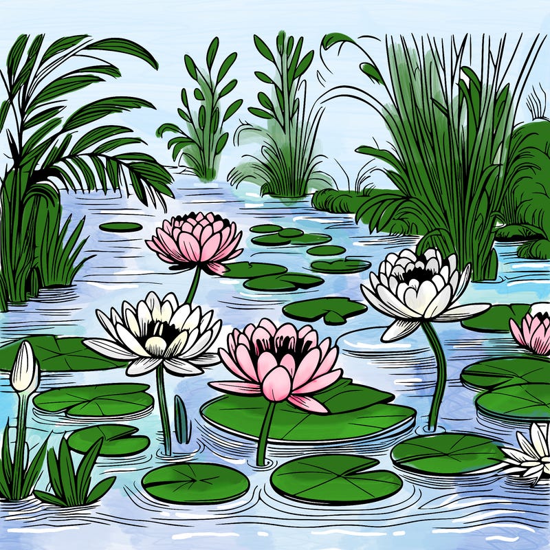 monet's water lilies