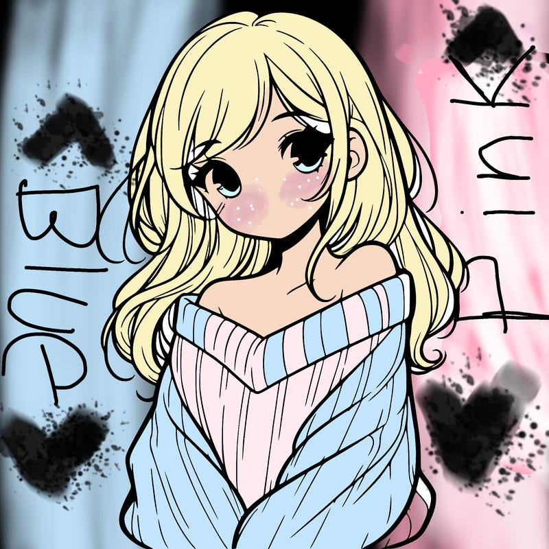 shy pretty girl wearing a sweater that is falling off one shoulder portrait