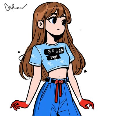 girl in a cute crop top