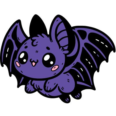 cute flying bat