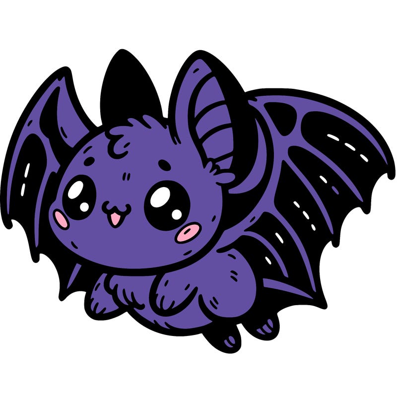 cute flying bat