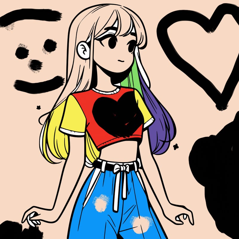 girl in a cute crop top