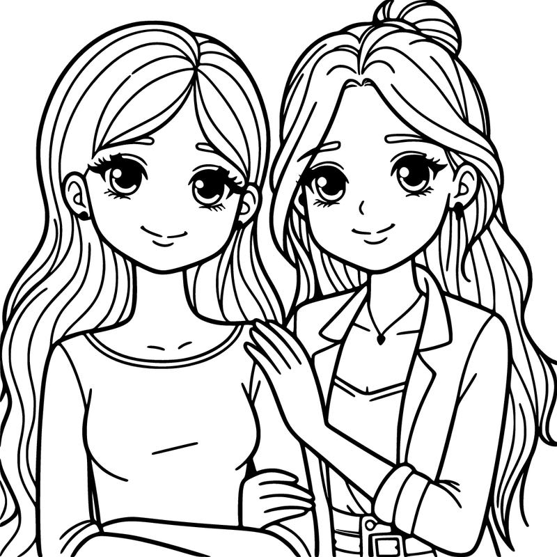 two female best friends