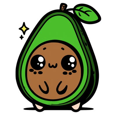 cute avocado