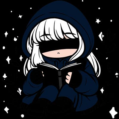 girl in oversized hoodie reading a book