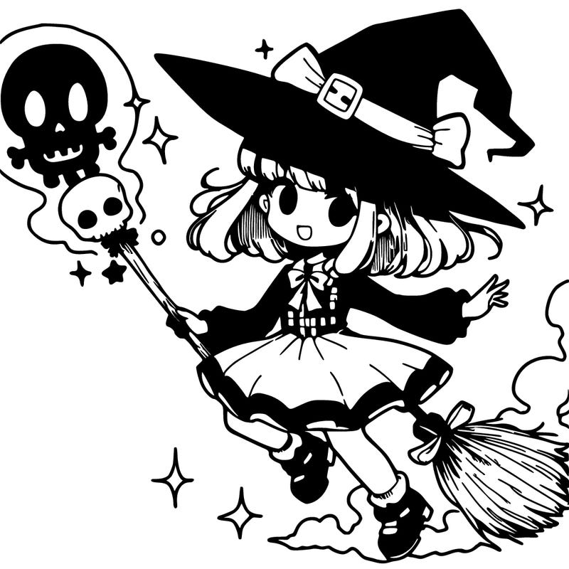 halloween manga witch