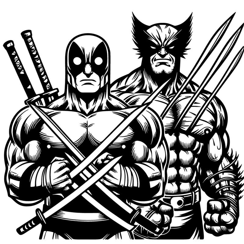dead pool and wolverine