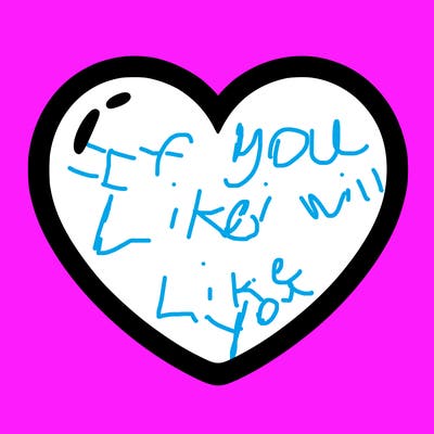 a blank heart