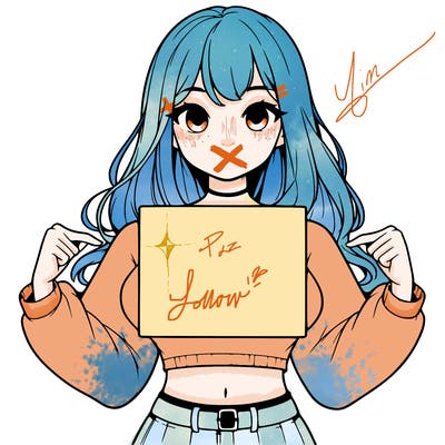 girl holding a blank sign in a long sleeve crop top