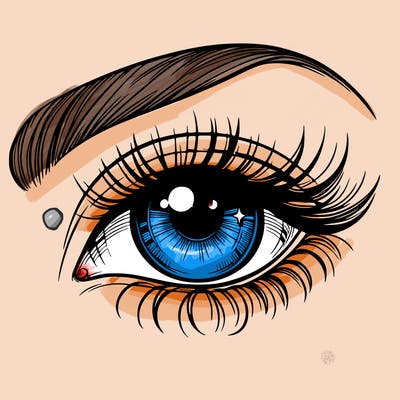 a beautiful eye