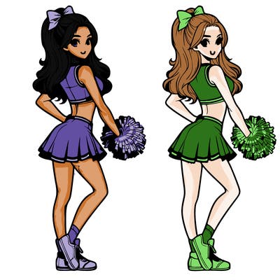realistic cheerleader