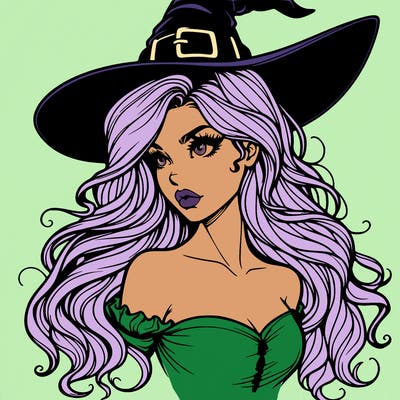 realistic witch