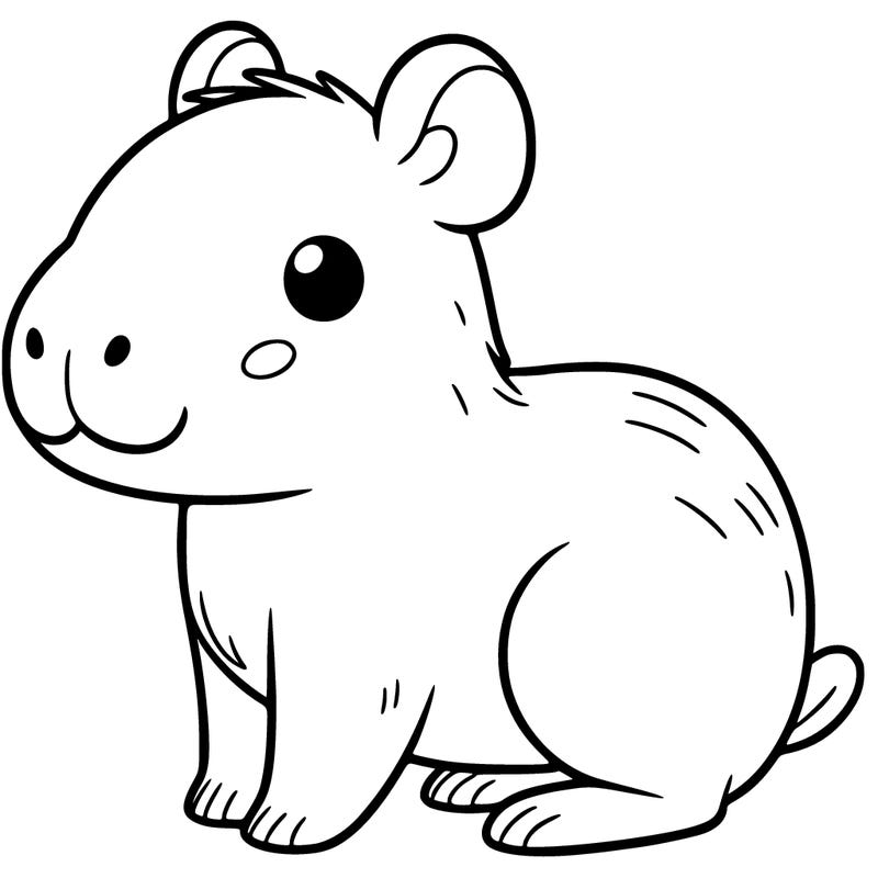 cute cute capybara