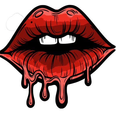 lips that look realistic and drip