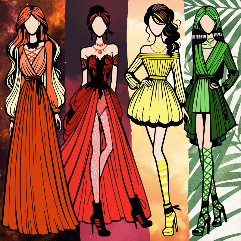 fashion models dresses