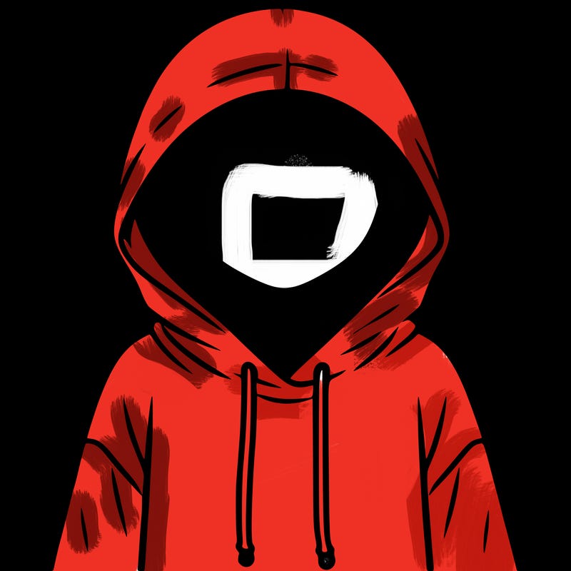 faceless girl in hoodie
