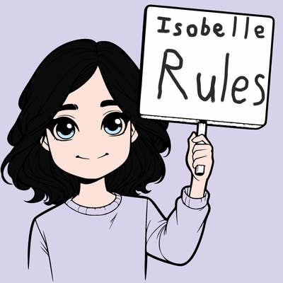 realistic girl holding up a sign