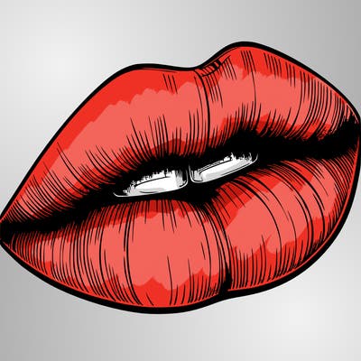 realistic lips