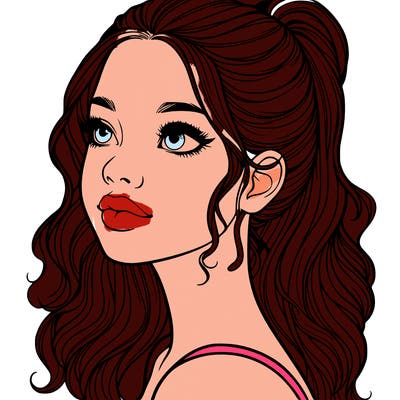 beautiful realistic girl