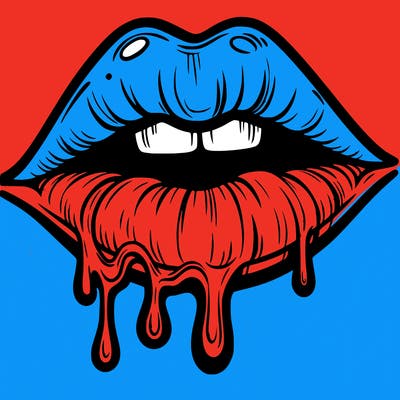 lips that look realistic and drip