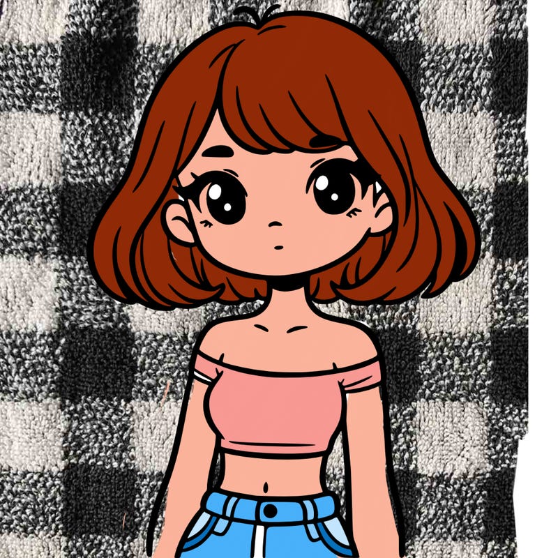 girl in a cute crop top