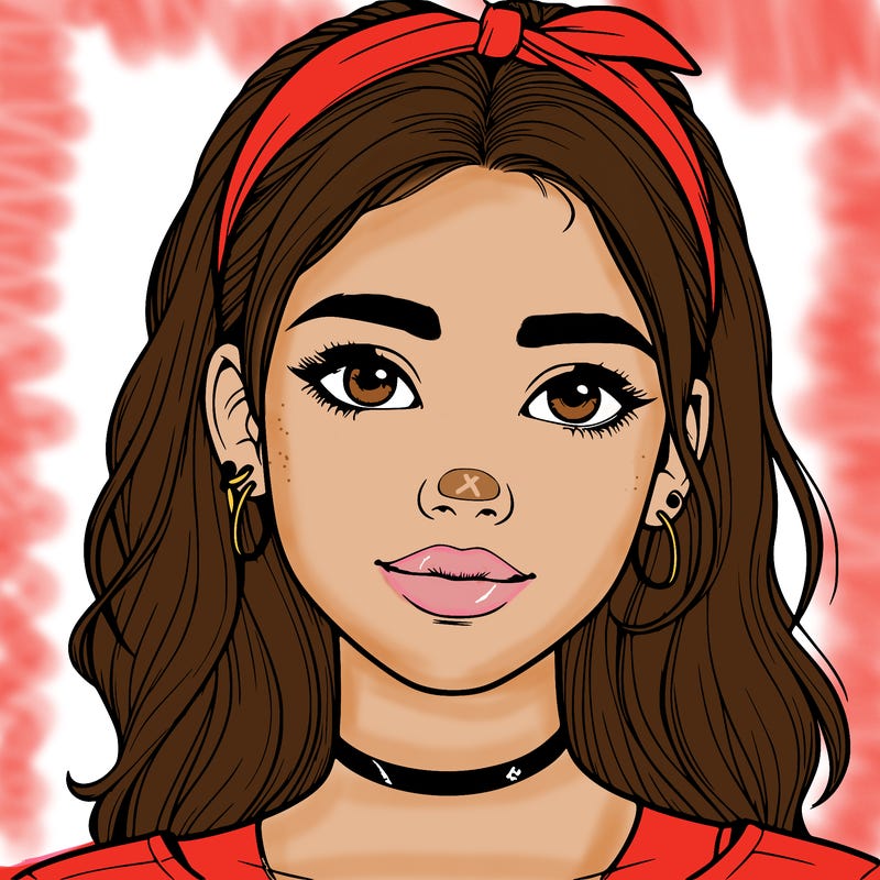 realistic teenage girl