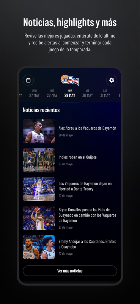 Baloncesto Superior Nacional - Latest news and game highlights feed on the Baloncesto Superior Nacional mobile app.